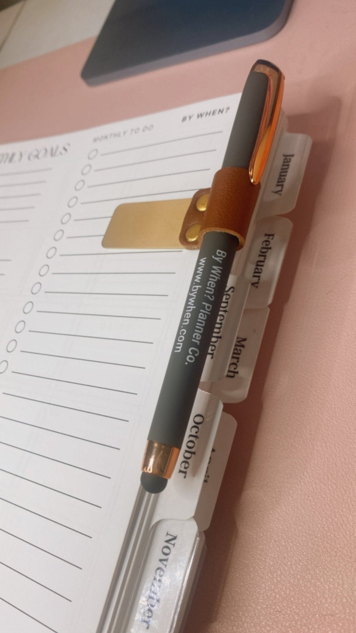 Pen clip/Bookmark - By When? Planner Co.