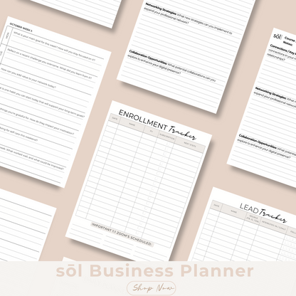 sōl 90 Day Business Planner