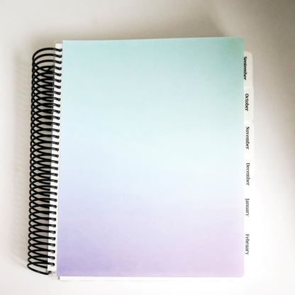 Daily Life Planner: Purple and Blue Ombré
