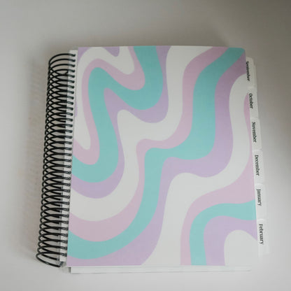 Daily Focus Planner: Candy Swirl