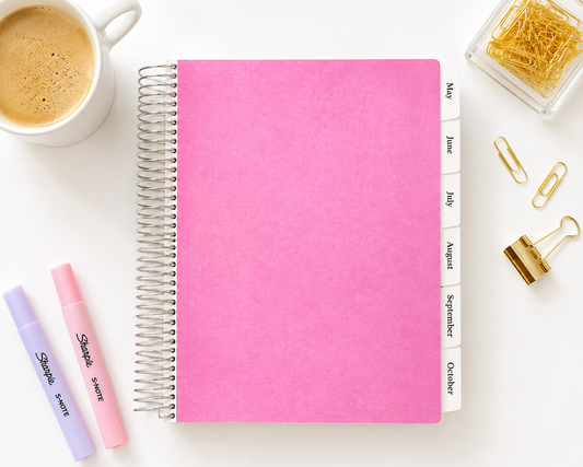 Vertical Focus Planner: Pink