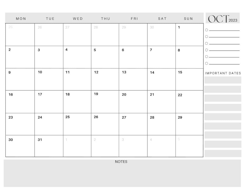 Calendar Page 