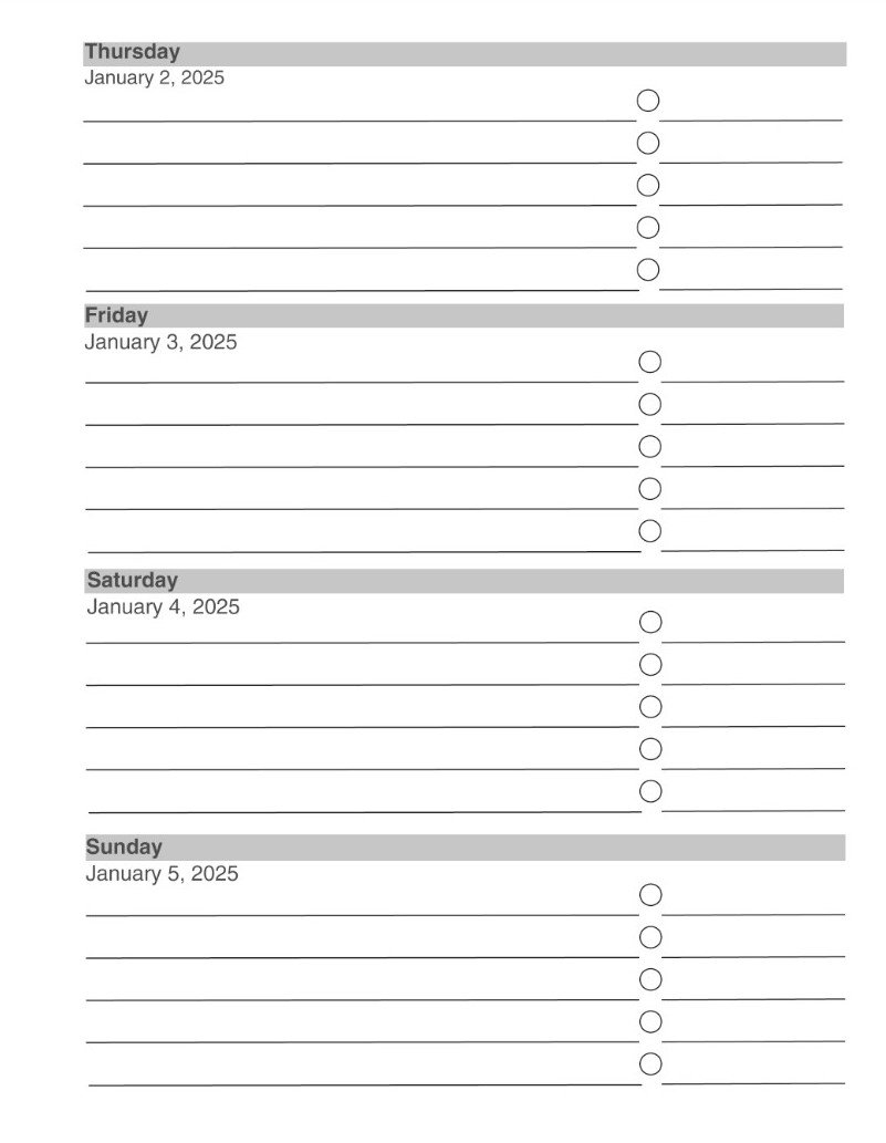 Horizontal Focus Planner: Neutral Flowers