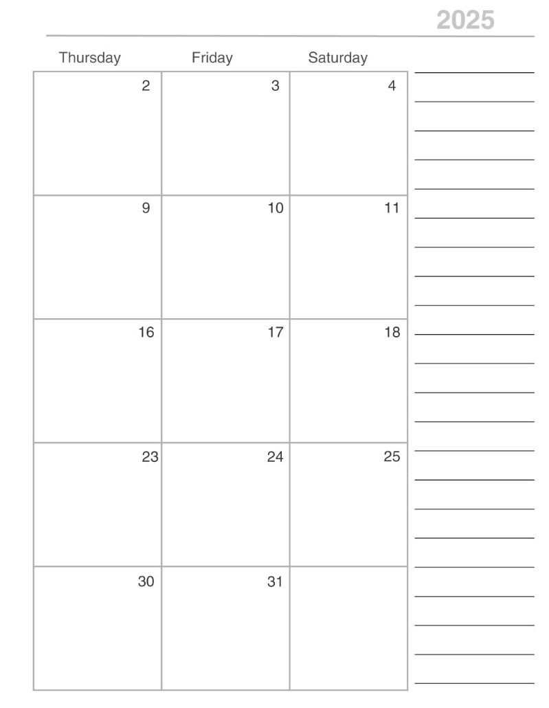 Horizontal Focus Planner: Neutral Flowers