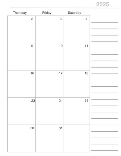 Horizontal Focus Planner: Neutral Flowers