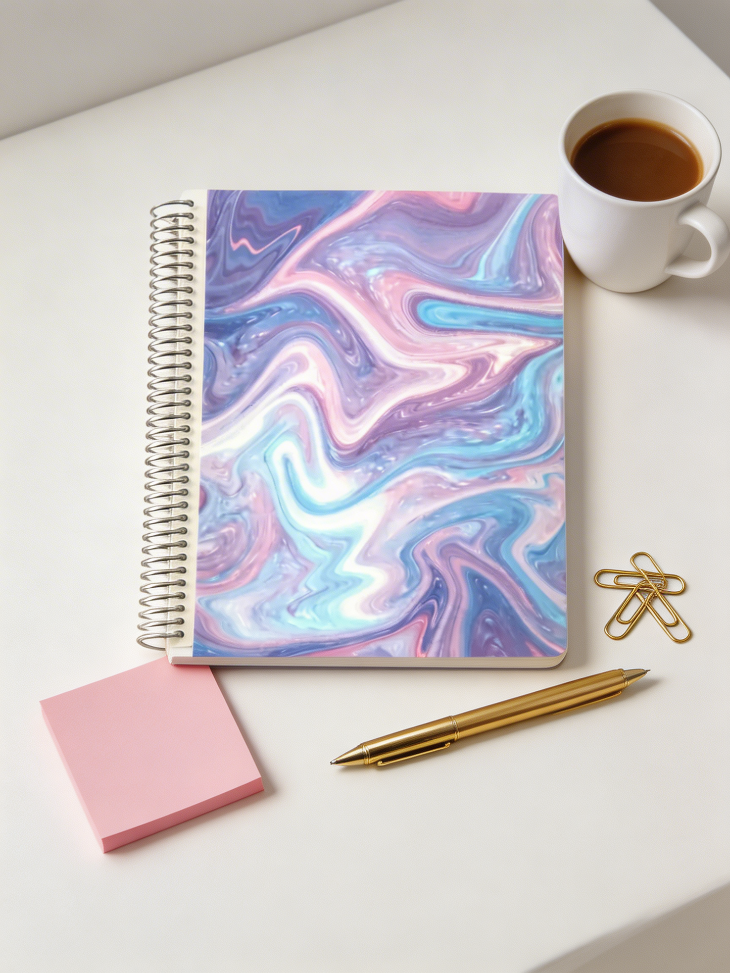 Notebook: Purple Swirl