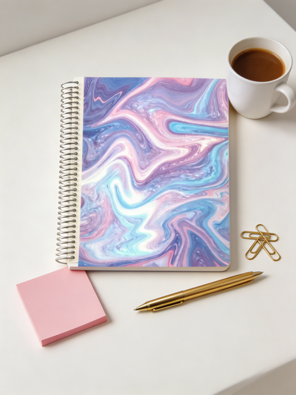 Notebook: Purple Swirl