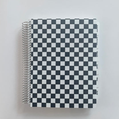 Minimalist Planner: Black Checkered