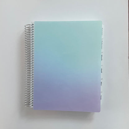 Minimalist Planner: Purple and Blue Ombre