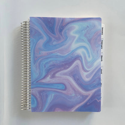 Minimalist Planner: Purple Swirl