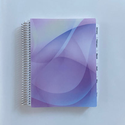 Minimalist Planner: Purple Waves
