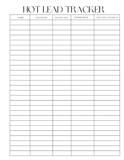 The Lead Tracker: Neutral