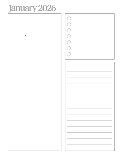 Minimalist Planner: Purple and Gold