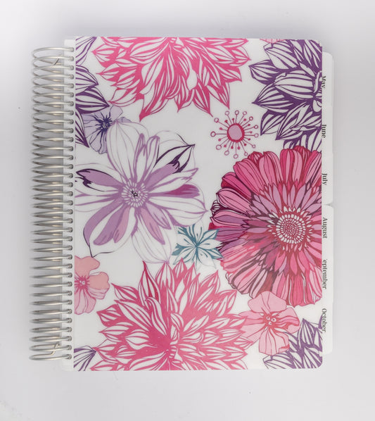 Horizontal Focus Planner: Vibrant Flowers