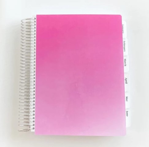 Minimalist Planner: Pink Blast
