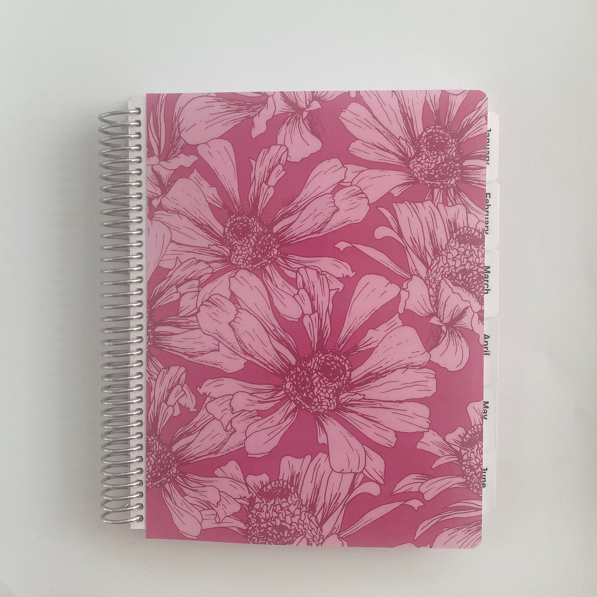 Pink Floral Planner