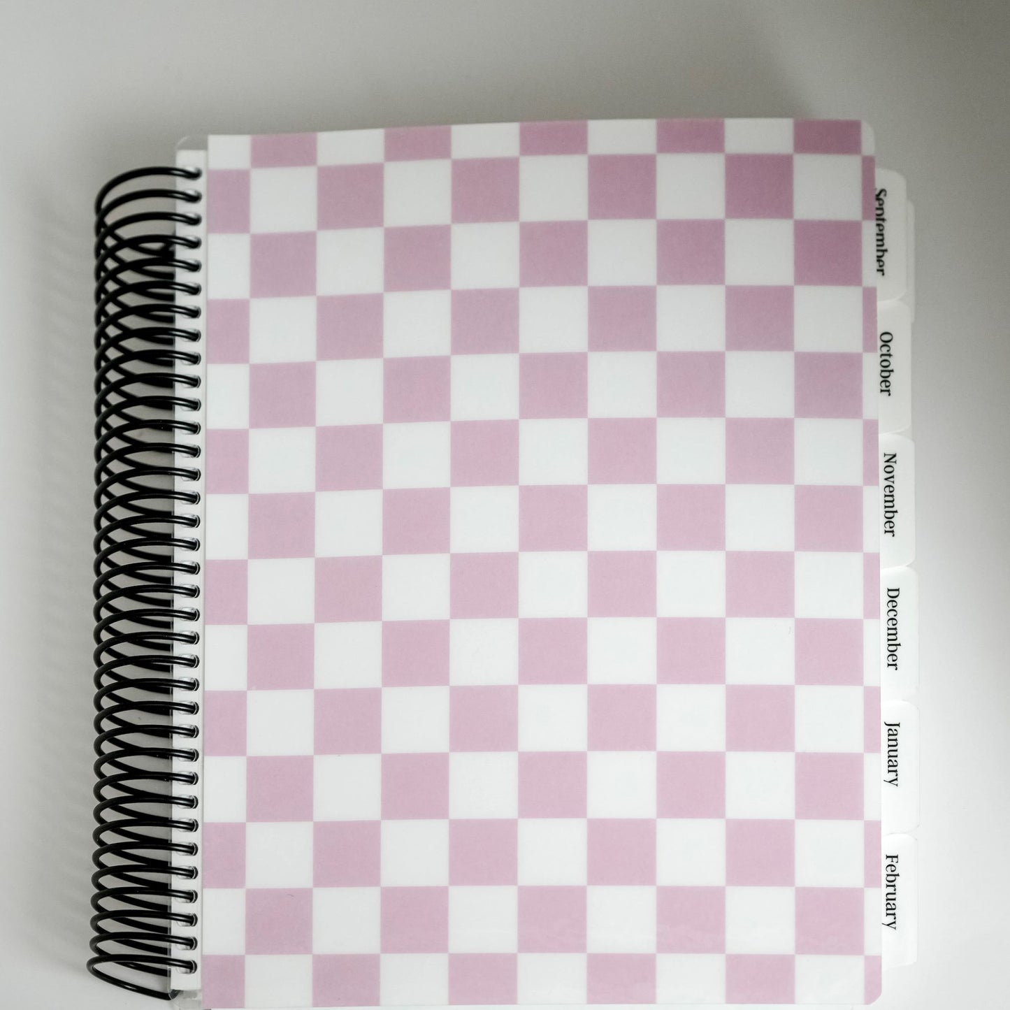 Daily Focus Planner: Pink Checkered