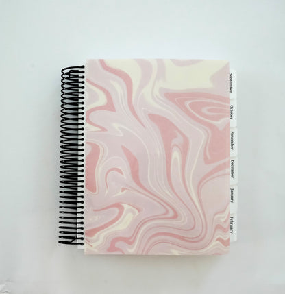 Daily Life Planner: Pink Swirl