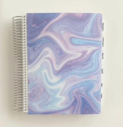 Minimalist Planner: Purple Swirl