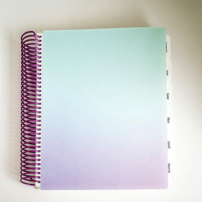 Daily Life Planner: Purple and Blue Ombré