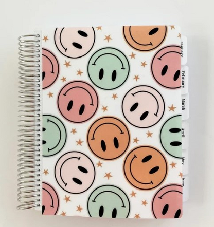 Minimalist Planner: Multi-Color Smiley