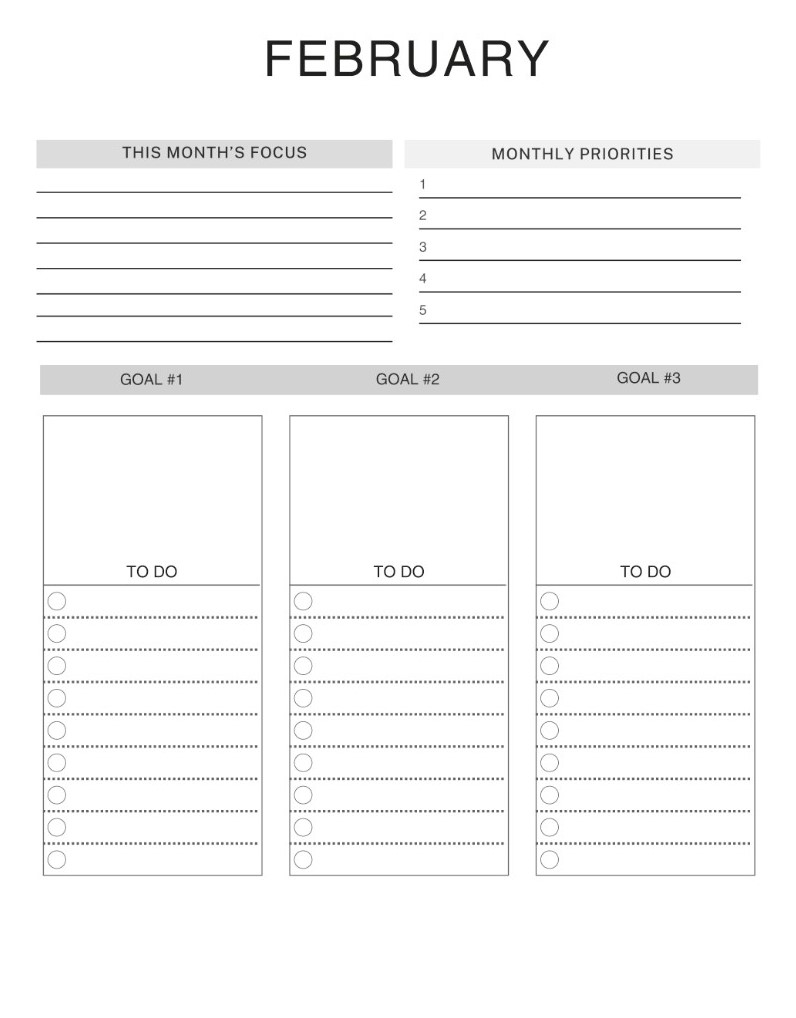 Vertical Focus Planner: Vibrant Flowers