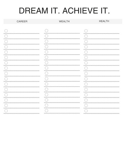 Vertical Focus Planner: Neutral Swirls