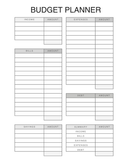 Vertical Focus Planner: Neutral Swirls