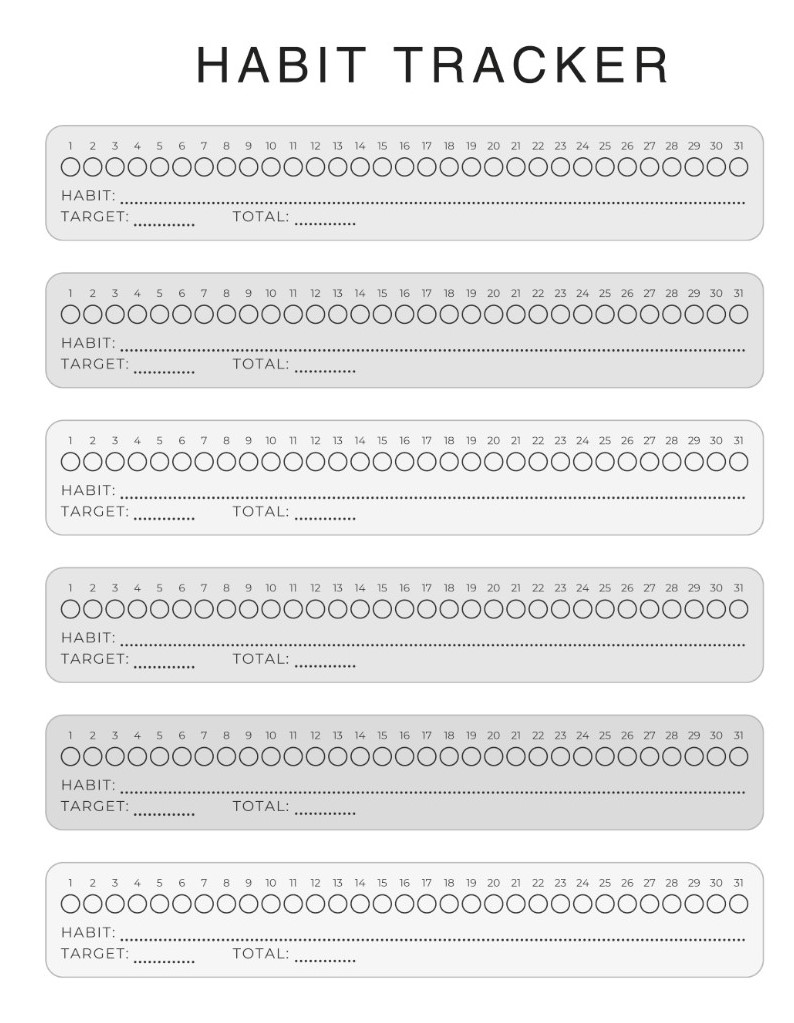 Vertical Focus Planner: Neutral Swirls