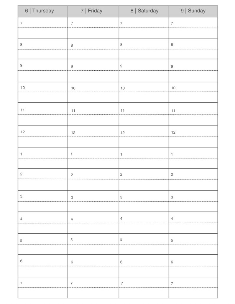Vertical Focus Planner: Neutral Swirls