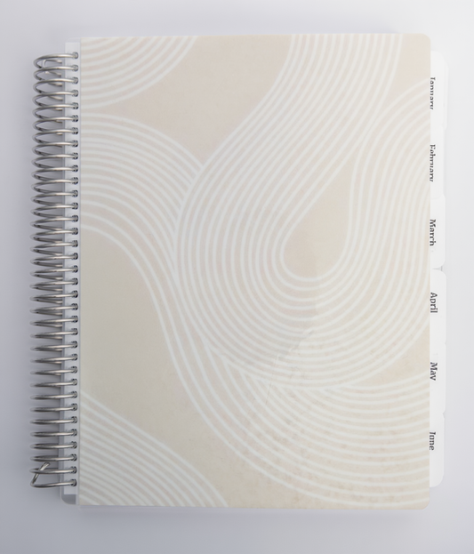 Horizontal Focus Planner: Neutral Swirl