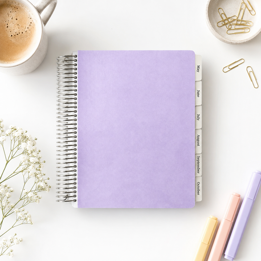 Vertical Focus Planner: Purple