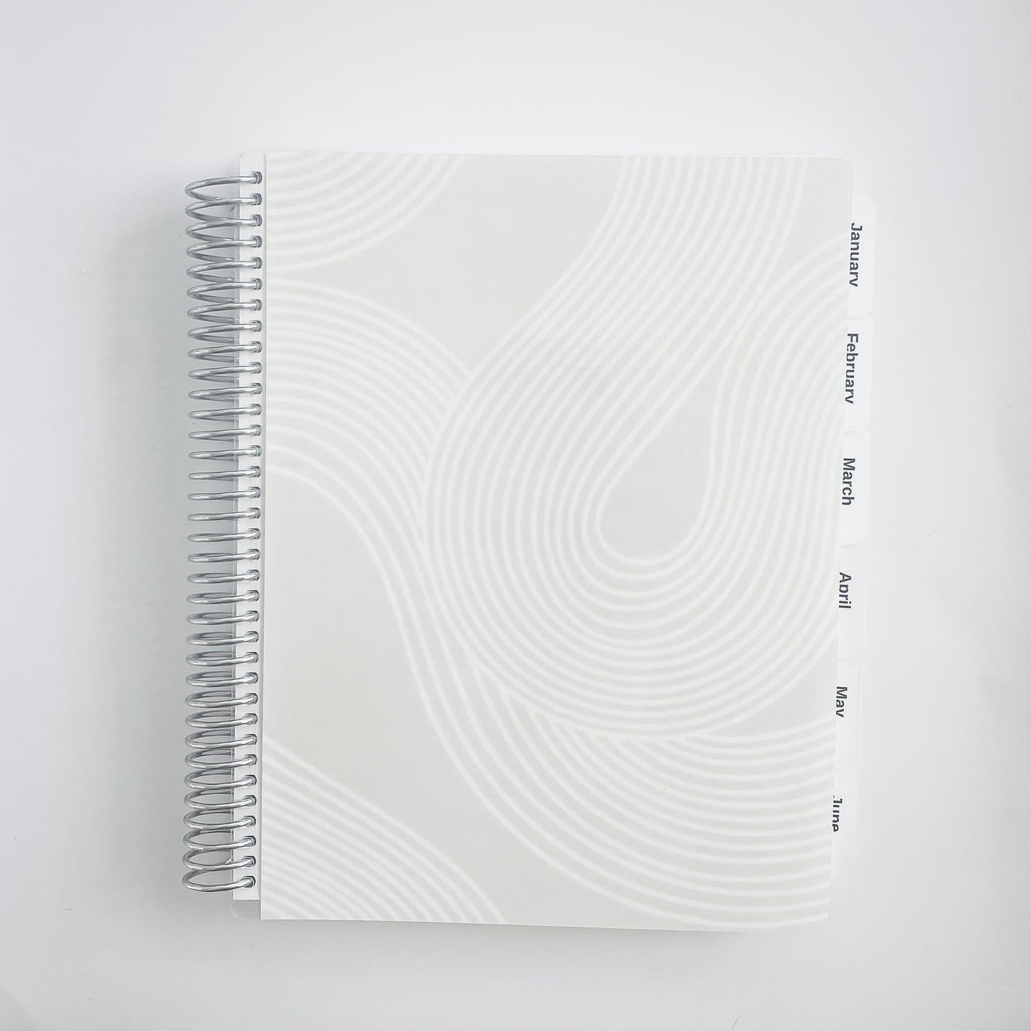 Minimalist Planner: Neutral Swirls