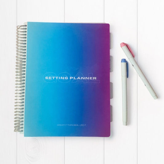 Goal Setting Planner: Purple Dream - By When? Planner Co.