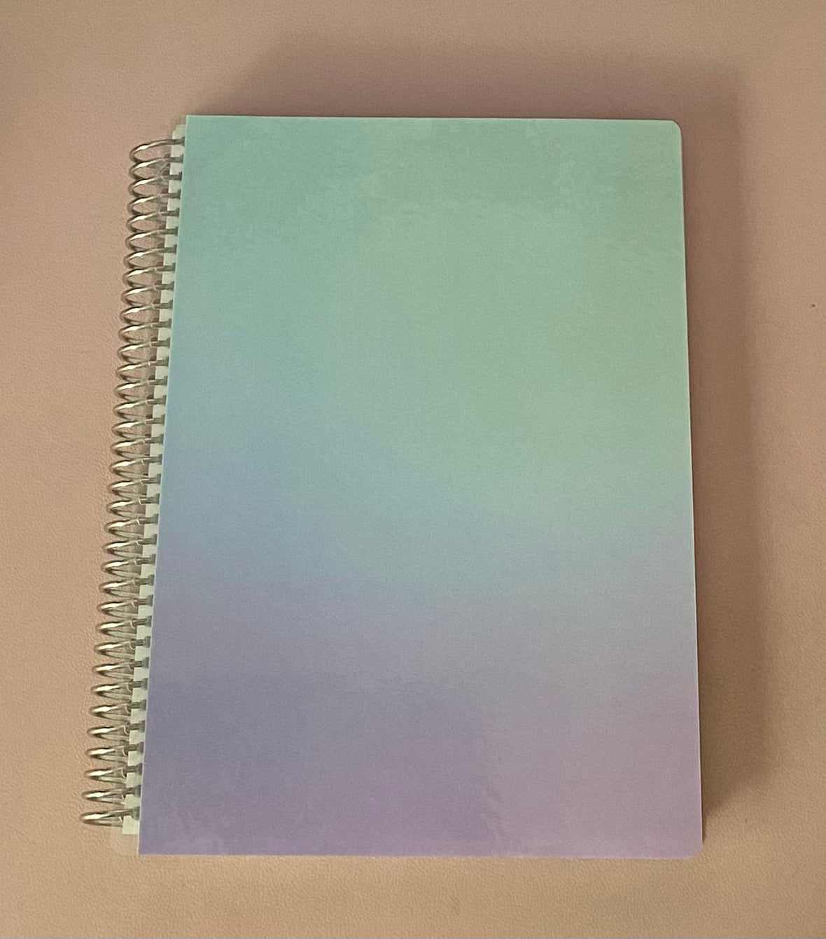 Lined Notebook: Purple and Blue Ombre - By When? Planner Co.