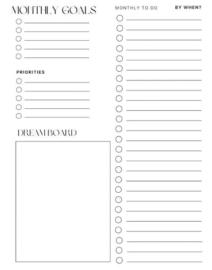 The Daily Focus Planner: Tropical Tan - By When? Planner Co.